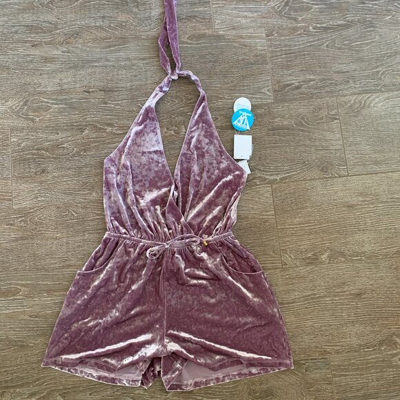 NWT WET Swimwear Velvet Halter Cover up Size Large - Picture 1 of 4